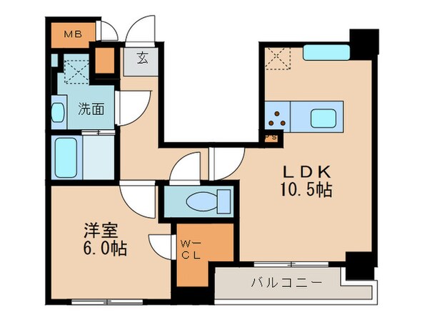 S-RESIDENCE新御徒町Eastの物件間取画像